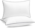 puredown® 12x20 Pillow Inserts Set of 2, Fluffy Overfilled Down Alternative Lumbar Pillows, Soft Plush Decorative Throw Pillows for Couch, Sofa, Bed and Home Decor