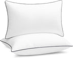 puredown® 12x20 Pillow Inserts Set of 2, Fluffy Overfilled Down Alternative Lumbar Pillows, Soft Plush Decorative Throw Pillows for Couch, Sofa, Bed and Home Decor
