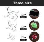 (3 Sizes 12 PCS)Crystal Display Stand,Acrylic Rock Holder,Clear Display Easel Stands Pedestal for Crystal,Geodes,Rock,Mineral Agate Fossil Coral Gemstone Small Collectibles Display Stands