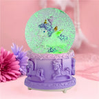 Unicorn Snow Globes,Kids Music Snowglobes with LED 7 Colors Lights,Automatic Snow Fall Effect,Home Decor for Children Room Essentials,Christmas or Birthday Gifts for 3-15 Year Old Girls