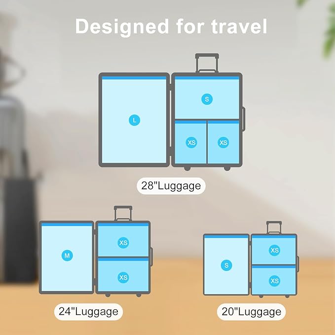 Vacuum Bags for Travel, Space Saver Vacuum Storage Combo (16 Pack)