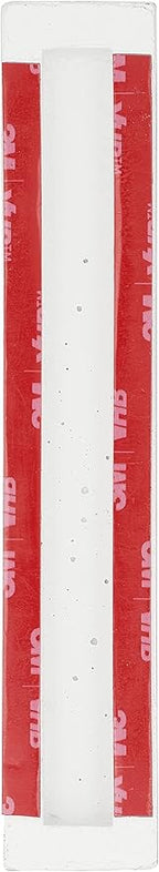 A&S Mezuzot Modern Concrete Mezuzah Case with Scroll, Easy Peel and Stick Mezuza (Grey+ Silver Shin, 6 Inches)