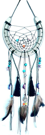 Luckly Horseshoes Dream Catcher Handmade Dream Catchers for Bedroom Wall Hanging Home Decor Ornaments Craft Men Women