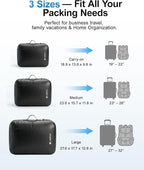 1-Pack Vacuum Seal Bags for Clothing Travel with Portable USB-Powered Pump, Triple Your Space, Reusable Space Saver Compression Bags for 27"- 32" Luggage Suitcase & Home Storage (Large)