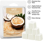 UCC Premium Wax Melts, Fall Variety Fragrance Melts, Scented Soy Wax Melts Cubes, Natural Plant Based Highly Scented Wax Melts Tarts, 4 Pack