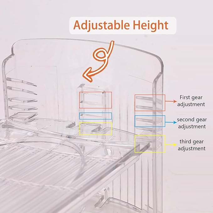 Shoe Stacker Shoe Rack Organizer for Closet Space Saver Storage Shoe Holder Organization,Transparent(5 * 11inch (Transparent, 4 pack)