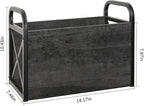 YINMIT Magazine Holder, Magazine Rack Floor, Magazine Storage Basket, Folder Organizer Bin for Books, Newspapers, Tablets
