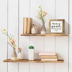 Inspirational Decor Signs, Decorative Wooden Box Signs, Farmhouse Desk Sign Decor, Home Office Decors, Birthday Gift for Him Her, Bestie Gift, Make Good Choices Sign, 5.9×5.9 inches
