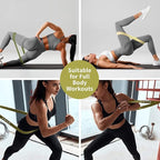 VEICK Resistance Bands for Working Out, Exercise Bands, Workout Bands, Pull Up Assistance Bands, Long Heavy Stretch Bands Set for Men Women, Power Weight Gym at Home Fitness Equipment