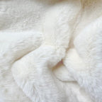 Fuzzy White Machine Washable Runner Faux Rabbit Furry Fur Rugs for Bedroom Plush Runner Rugs for Hallway 2x10 Rectangle Rug Home Décor
