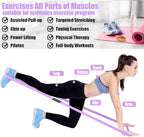 Long Resistance Bands, Fabric Resistance Bands Stretch Bands for Exercise Bands Resistance Bands Set Elastic Resistance Bands for Working Out Women Resistance Bands for Physical Therapy