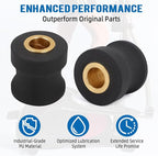 Replacement Roller Wheels for Eclipse 1100HR/A Elliptical - Enhanced PU and Bronze Bushing Design - Quiet and Long-Lasting Exercise Machine Parts (Pair)