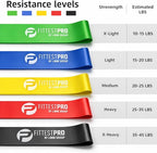 Fittest Pro by Limm Resistance Bands for Legs and Butt, Fabric Exercise Loop Bands Yoga, Pilates, Rehab, Fitness and Home Workout, Strength Bands for Booty
