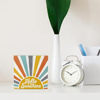 Sunshine Decor Summer Home Decor Hello Sunshine Summer Decorations Wooden Box Sign for Home Office Farmhouse Table Shelf