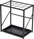 Colingmill Folding Umbrella Storage Stand Rack Holder Organizer Free Standing Umbrella Rack with Removable Drip Tray for Entryway Home Office Hotel Entry Hallway(L18.31 X W11.89 X H19.69 Inch)