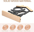 Home Hollow Wooden Decor – Modern Farmhouse Desktop Ornament, Office & Living Room Organizer, Desk Accessories & Workspace Decoration