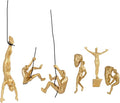 Set of 6 Climbing Men Wall Art Decor Sculpture,Nordic Modern Simplicity Decorative Wall Art, Climbing Man Sculptures,Home & Office Climber Gifts
