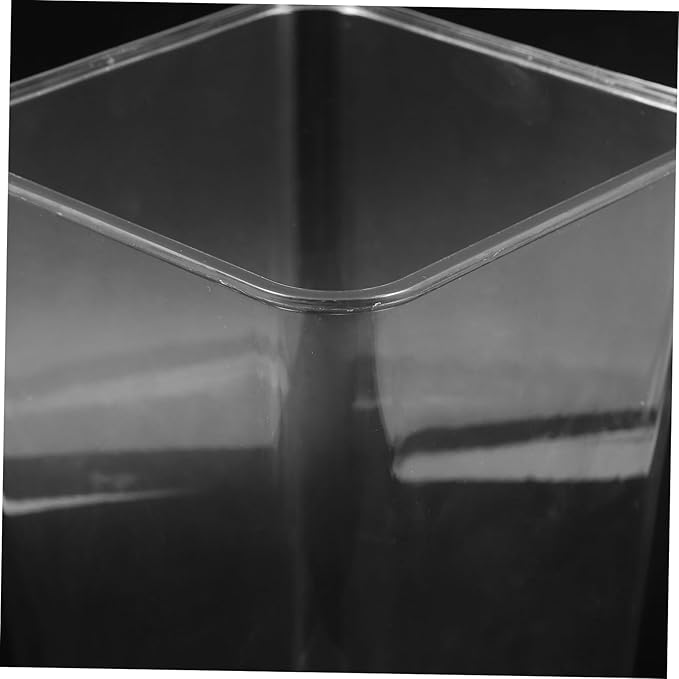 Transparent Umbrella Stand Holder Small Leak Storage Bucket for Entryway Corner Stylish Modern Organizer for Home Office Reusable Umbrella and Walking Stick Rack