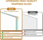 14x16 Aluminum Metal Picture Frame,Tempered Glass Gold Photo Frame 14x16 for Family Photo,Posters,Art,Document to Wall Mount Horizontally or Vertically