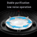2 in 1 Multifunctional indoor smokeless ashtray, 360 °surround suction intelligent air purifier ashtray, indoor household car intelligent ashtray (Green)