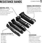 Gymreapers Resistance Bands for Working Out – Elastic Pull Up Exercise Assistance Bands Set for Powerlifting, Stretching, WOD, Strength Training – for Men & Women