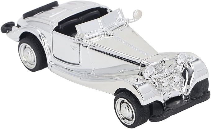 Asixxsix Vintage Car Model, 13x5cm Alloy Metal Antique Die Cast Car Model, Collectible Vehicle Ornament with High Simulation Details for Home Bar Shelf Decor (Style 1)