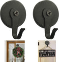 Pmsanzay Magnetic Wreath Hanger － it can be Used on Metal Door - Pack of 2