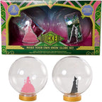 Wicked Snow Globe Kit, DIY Snow Globe, Includes 2 Globes, Glitter, Sequins, Stickers - Elphaba and Glinda