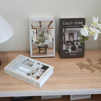 3 PCS Faux Decorative Books for Home Decor-Coffee Table Books Decor-Aesthetic Fake/Faux Books for Decoration,libros Decoration for Coffee Table, Shelf Accessories (3-CALLIT Home ORGANIZDE Living)