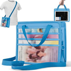 JW Magazine and Tract Holder, JW Field Service Supplies, Jehovah Witness Ministry Supplies, jw.org Accessories Gifts Ideas, Ministry Organizer for Pioneers, Best Life Ever Gifts Pioneer (Light Blue)