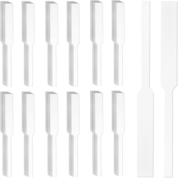 500 Pcs Perfume Tester Strips - Perfume Blotter Essential Oils Paper Test Strips -Premium Fragrance Tester Strips for Scent Evaluation - Fragrance Strips for Aromatherapy & Spice Oils (White)