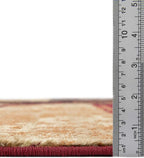 Unique Loom Barista Collection Area Rug - Kouillou (7' 1" Octagon, Multi/Brown)
