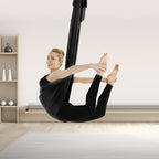 Aerial Yoga Practice Equipment, Hammock Swing Set for Home Outdoor Aerial Yoga Starter Kit with Adjustable Straps