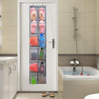 Behind Door Hanging Kids Shoes Organizer Closet Shoe Organizer Shoe Rack with 12 Mesh Pockets (12 Pockets)