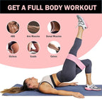 Non-Slip Fabric Resistance Bands for Working Out, Loop Exercise Bands for Booty Leg, Butt, Glute, Stretch Workout Bands for Women & Men, Hip Elastic Bands for Home Gym Fitness, Yoga, Pilates