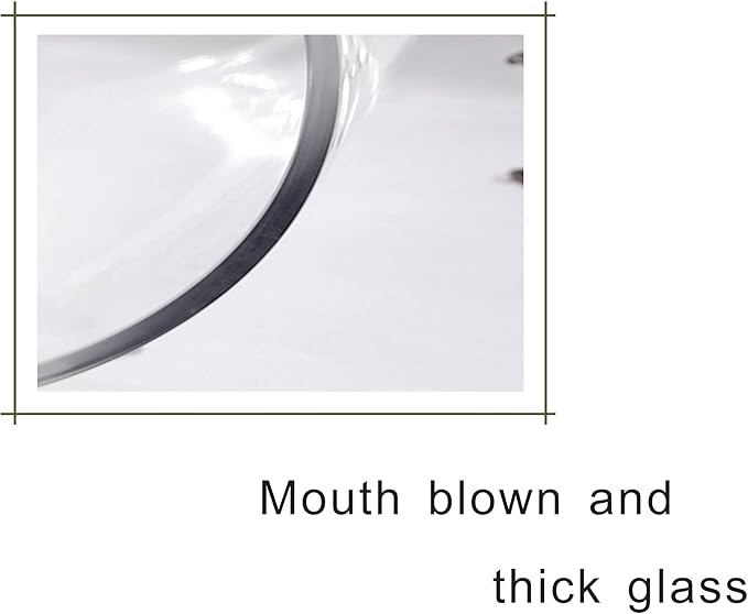 6" Wide 8" High Large Hand Blown Sturdy Clear Cylinder Glass Vase, Centerpiece Flower Vase for Rose, Tulip, Boquets, Hurricane Candle Holder (2, 6"x8")