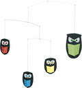 The Wisest Owls Hanging Mobile - 18 Inches - High Quality - Handmade in Denmark by Flensted