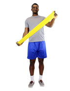 CanDo Low Powder Exercise Band, 6 yard Roll, Yellow: X-Light