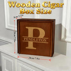 Fathers Day Birthday Gift, Cigar Ash Tray Set for Men Home Ashtrays With Engraved Name Personalized Walnut Wooden Outdoor Cigar Ash Tray for Husband Dad Grandpa Valentine's Day Christmas