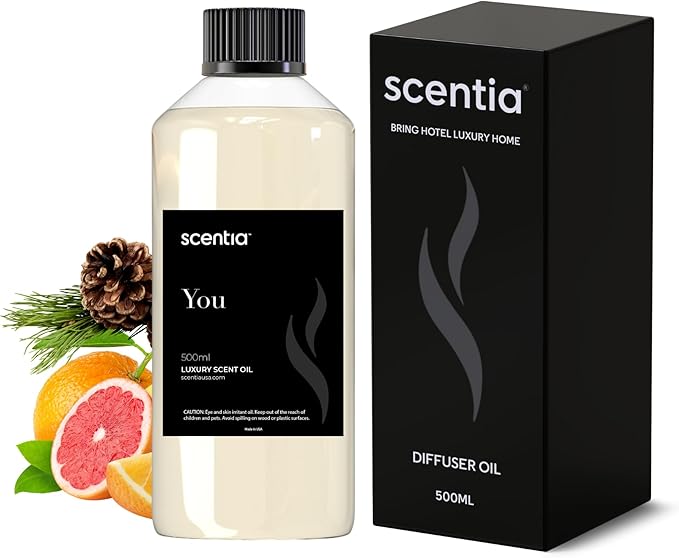 Fierce-Inspired Diffuser Oil - Scentia You Fragrance Oil Perfume Dupe - 500 mL, 16.7 Fl oz Aromatherapy Diﬀusers and Humidifiers - A & F Inspired Natural Essential Scented Oil, Thanksgiving Gift