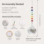 Sympathy Gifts for Loss of Loved One, Crystal Sun Catcher Rainbow Gifts, Unique Condolence Memorial for Loss of Mom Dad Dog, Ideal Grief Bereavement Miscarriage Gifts