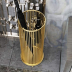 Entryway Umbrella Stand Hotel Modern Umbrella Holder Metal Paint After The Door Iron Umbrella Stand Umbrella Barrel Storage Rack Umbrella Holder Office (Color : A-Gold)