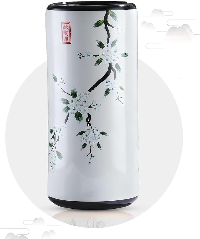 Ceramic Umbrella Stand, Vintage Ceramic Umbrella Stand, Umbrella Holder for Entryway, Multi-Functional Painted Porcelain, for Home Office Entrance Indoor(D)