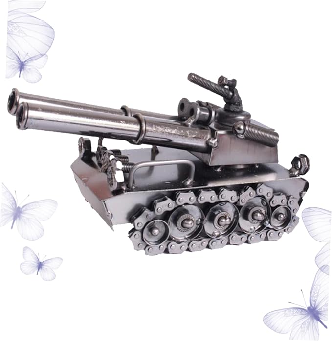Vehicle Decoration Home Decor Iron Model Tank Model Metal Decorations Metal Vehicle Decoration