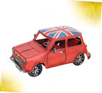 Alipis Retro Model Handmade Simulation Vehicle for Home Decoration Desk Accessory and Collectible Ornament Red