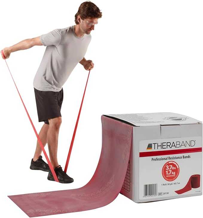 THERABAND Resistance Band, Special Heavy, 50-Yard Roll, Elastic Band for Exercise