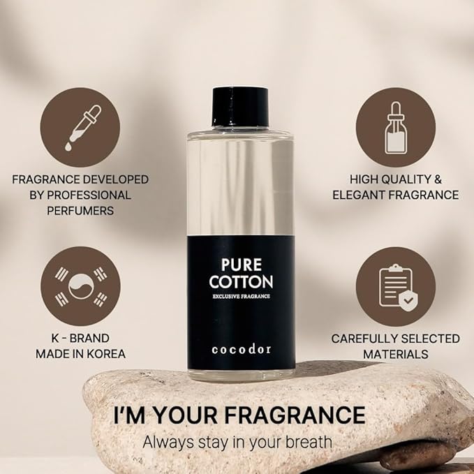 COCODOR Reed Diffuser Oil Refill/Rose Perfume/6.7oz(200ml)/1 Pack/Aroma Therapy, Home Fragrance, Scented Oils, Oils for Reed Diffuser, Office Décor, Decoration