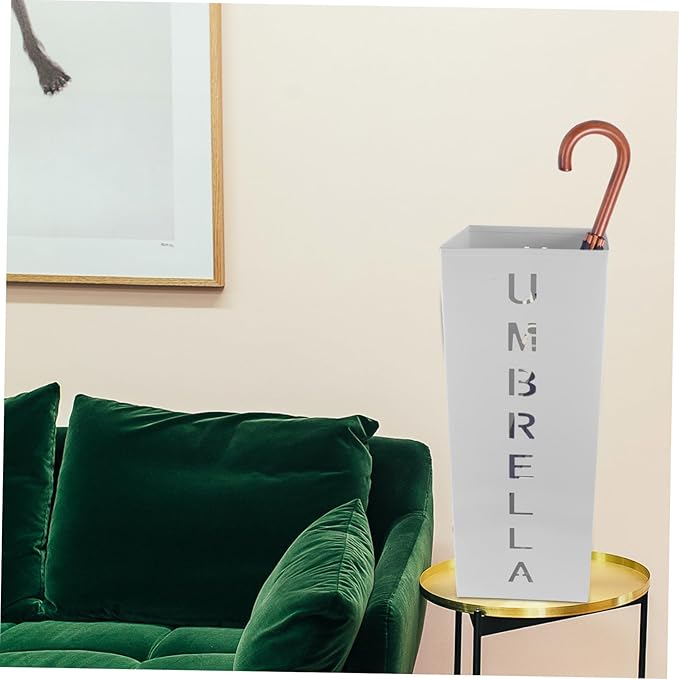 Metal Umbrella Bucket Stand Long Umbrella Storage Rack Home Decorative Holder