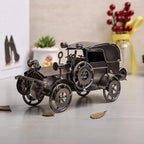 Metal Antique Vintage Car Model Handcrafted Collections Collectible Vehicle for Bar or Home Decor Decoration Great Birthday Gift Bronze Classic Car Model, Large