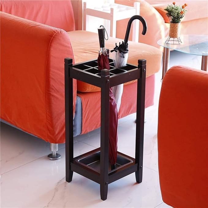 Umbrella Stand, Umbrella Stands,Umbrella Stand Solid Wood Household,Commercial Floor-Standing Umbrella Bucket in Hotel Lobby,Detachable Assembly